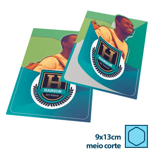 Adesivo de Papel 9x13cm