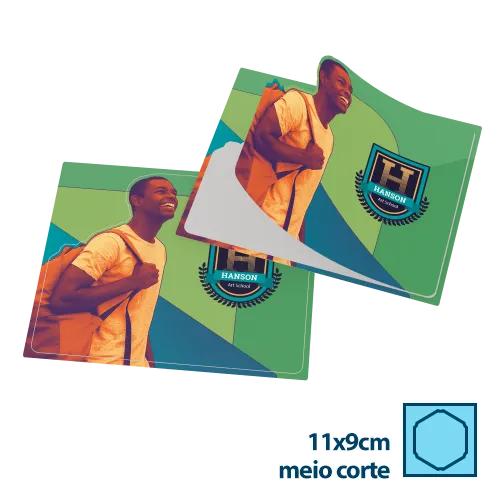 Adesivo de Papel 9x11cm