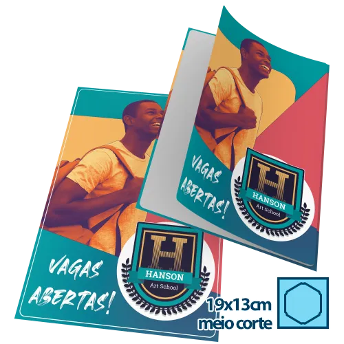 Adesivo de Papel 13x19cm