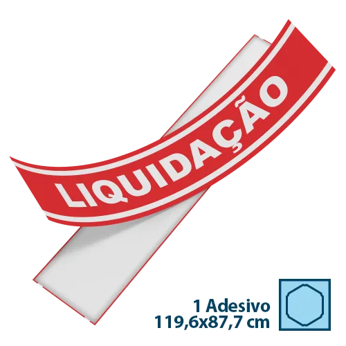 Adesivo Faixa Vinil 119,6x24cm