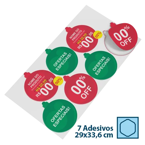 7 Círculos de Natal 29x33,6cm